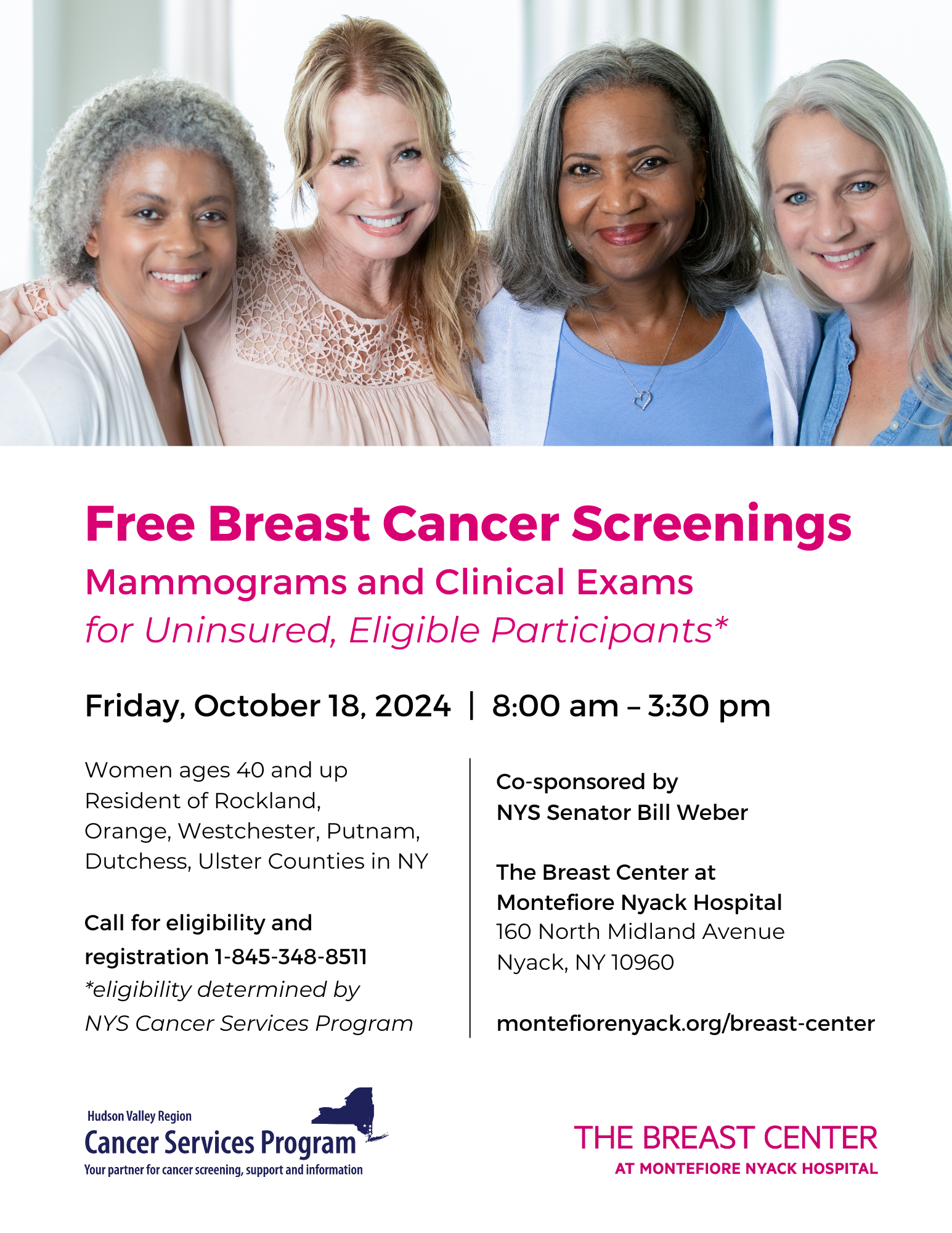 Free Breast Screenings Flyer