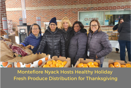 Montefiore Nyack Healthy Thanksgiving Produce Giveaway 2024