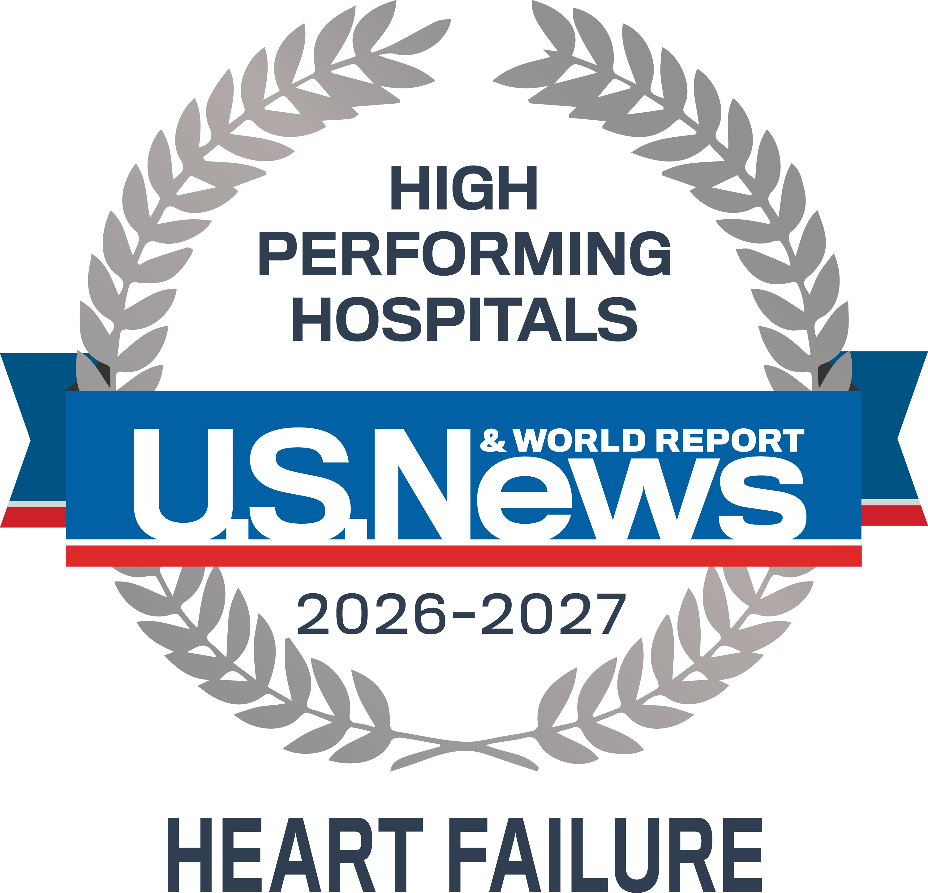 U.S. News high performing hospital for heart failure