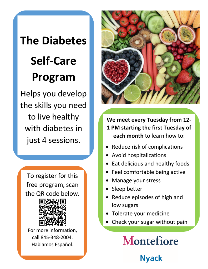 Diabetes Self Care Program Flyer
