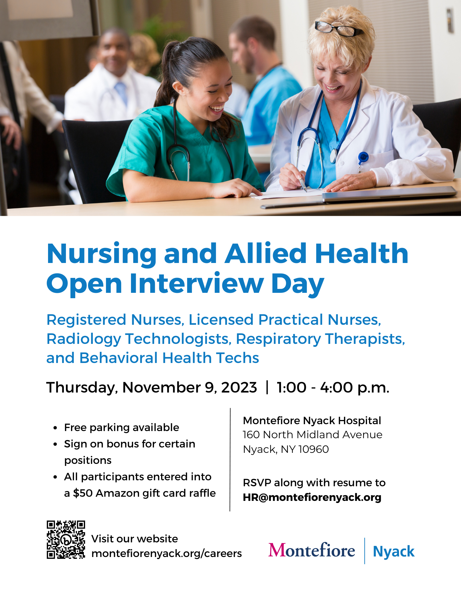 Open Interview Day Flyer