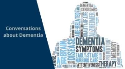 Conversation about dementia icon