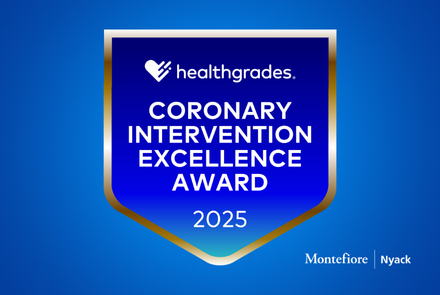 Montefiore Nyack Receives Coronary Intervention Excellence Award 2025