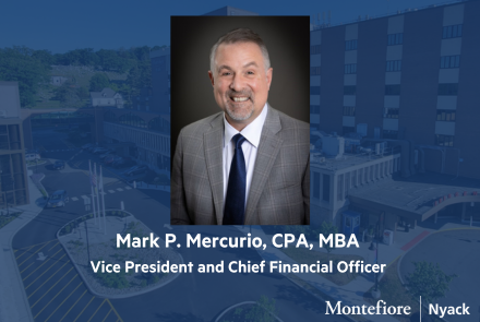 Mark P. Mercurio VP and CFO Montefiore Nyack Hospital 