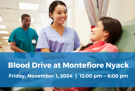 Montefiore Nyack Blood Drive 11.124