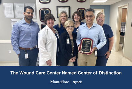 Montefiore Nyack Hospital and Healogics Center of Distinction Award